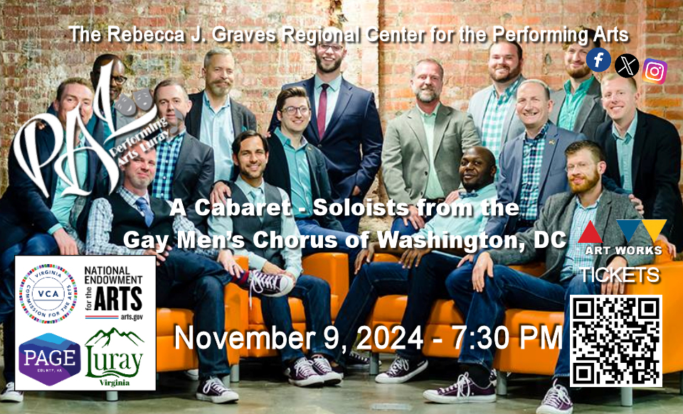 Cabaret Soloists from the Gay Men's Chorus of Washington DC November 9
