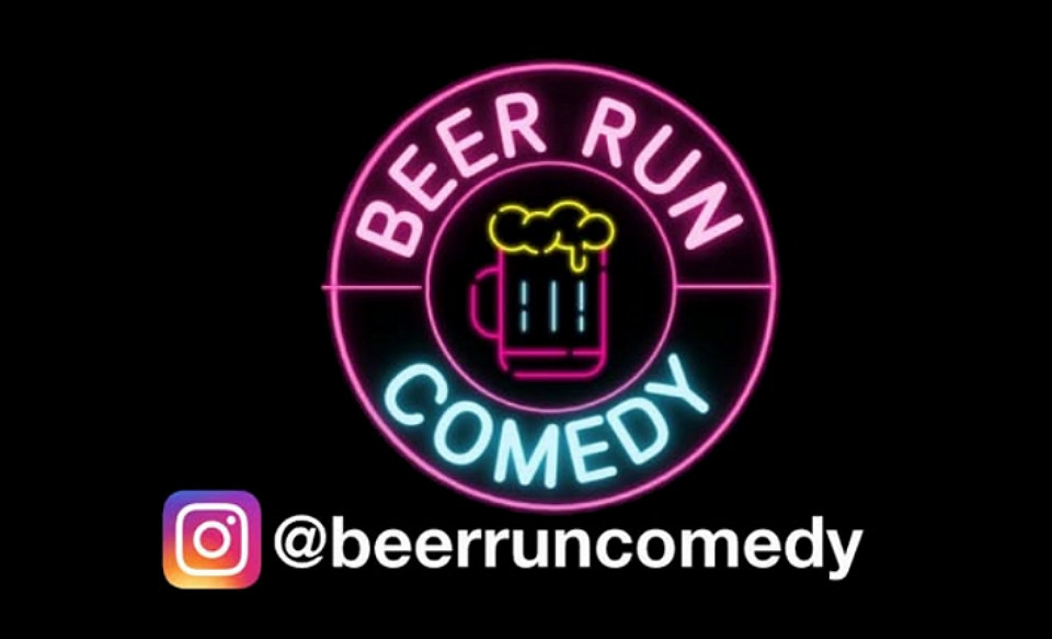 beer run comedy logo